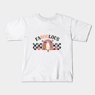 Faboolous Halloween Ghost Kids T-Shirt